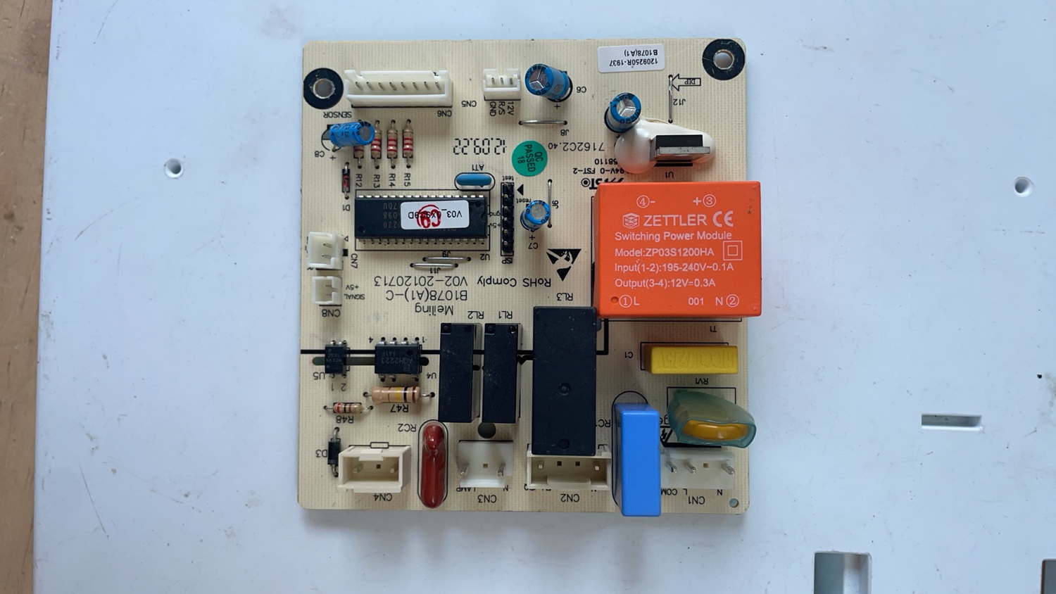 美菱冰箱配件电脑版B1078[A1]BCD-450ZE9N主孔板电源板线路板