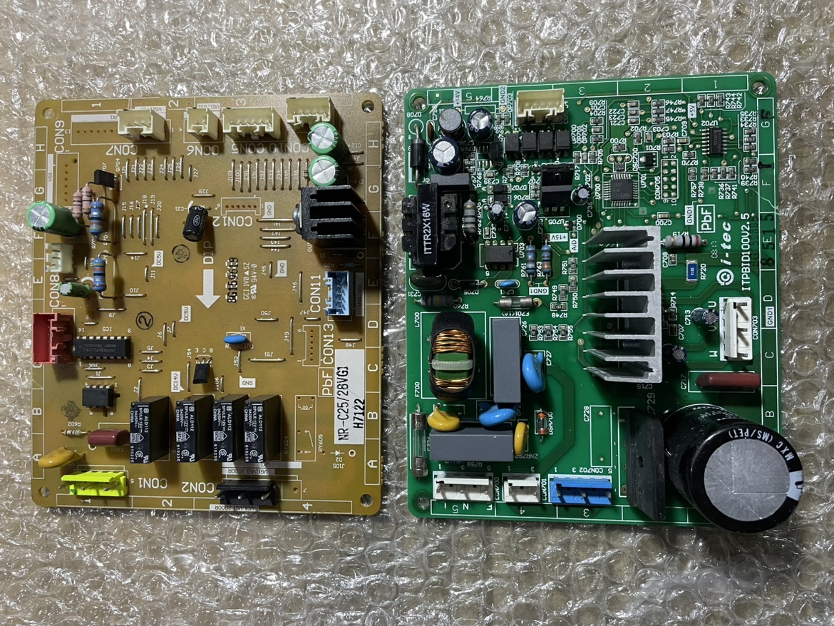 整机 测试  松下冰箱BCD-254WGBC(NR-C25主板变频板ITPBID100V2.5