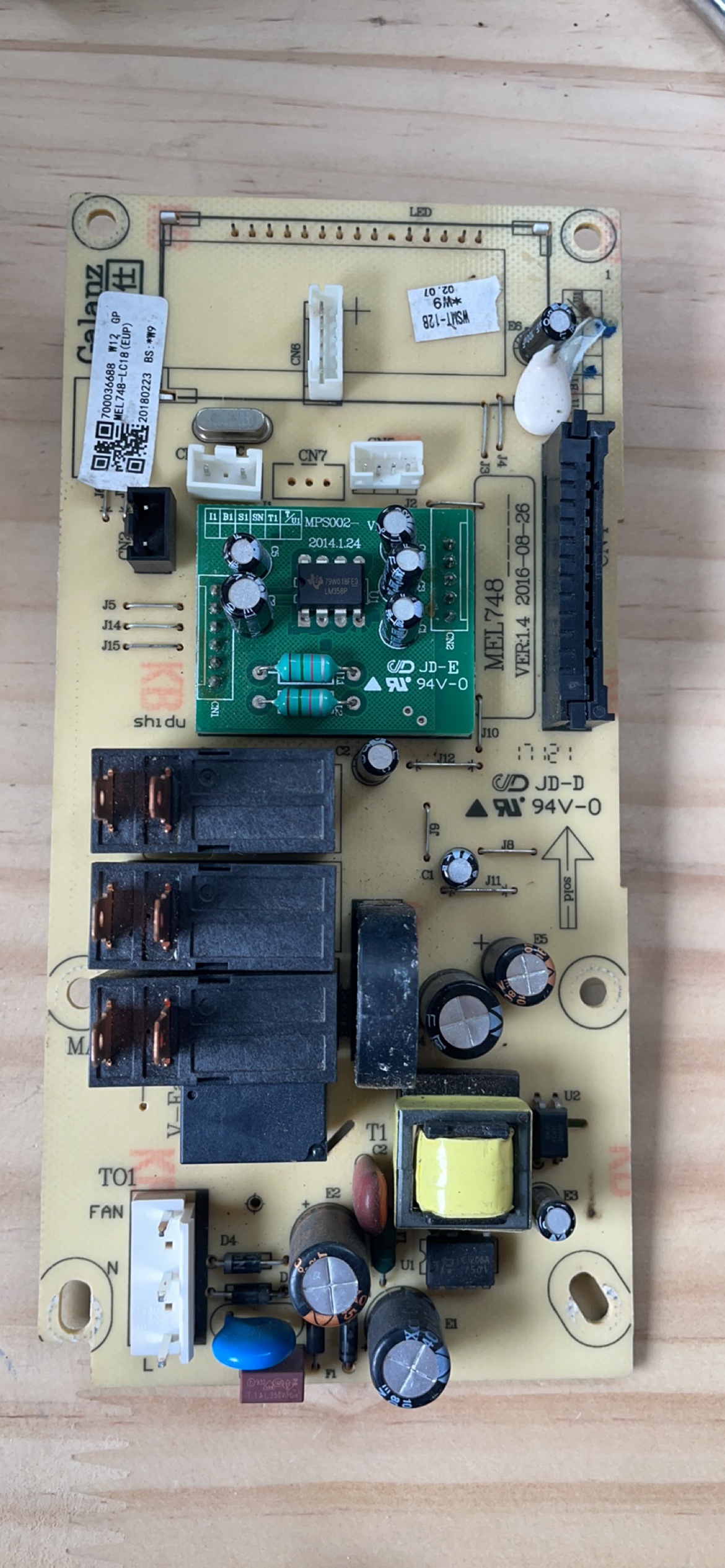 MEL748-LC18 G80F23CN3LN-Q6(W0)(PO格兰仕微波炉电脑板拆机