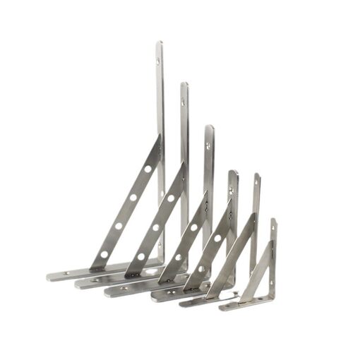 加厚实心不锈钢三角支架加厚墙上