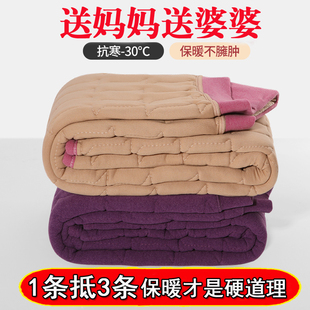 打底裤 冬季 高腰中老年内穿东北妈妈保暖裤 女加绒加厚宽松大码 棉裤