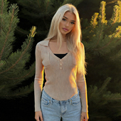 撞色口袋假两件针织长袖 H家欧美女装 复古法式 百搭收腰翻领上衣春