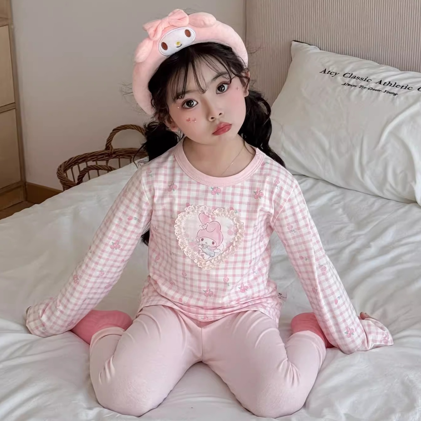 儿童睡衣女孩2025新款纯棉家居服