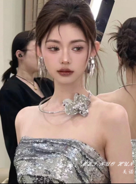 美诺婚饰欧美夸张轻奢礼服项链