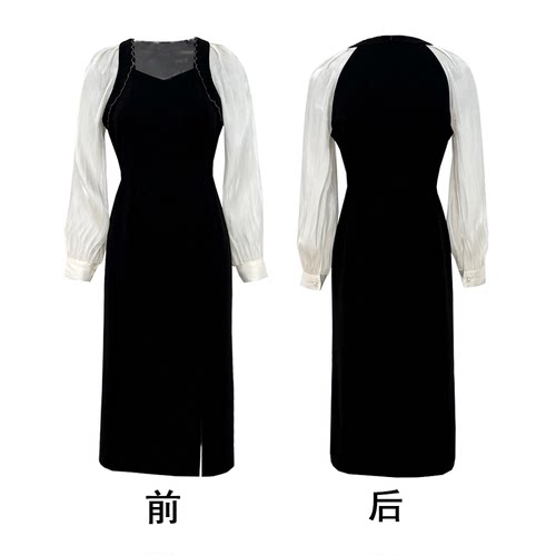 裙长113左右《晓雯 x 深圳OCT决斗》MC6009 醋酸真丝天丝连衣裙