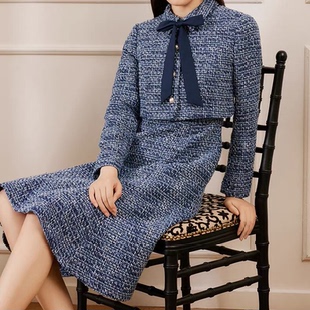 精纺羊毛连衣裙 晓雯x深圳OCT NQ6019 表 主图右滑有尺码