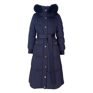 骆驼绒＋狐狸毛领鹅绒服 ND0005 衣长96起 晓雯x深圳OCT