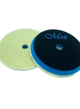 MERK羊毛盘抛光车漆修复打磨盘汽车抛光机自粘抛光盘车用短羊毛球