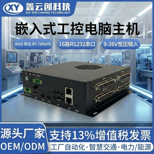 锐龙7840HS高性能迷你主机8核16线程 NPU算力 AI边缘计算智慧交通