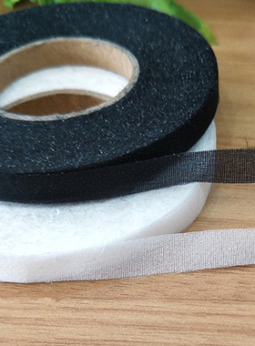 30D薄嵌条低温易烫有纺衬粘衬条黑白 适合真丝薄布料低弹服装烫条