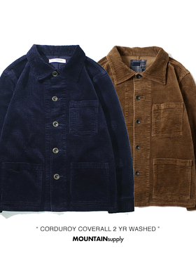 【清仓价/不退换】MOUNTsupply灯芯绒外套夹克山系做旧洗水VISVIM