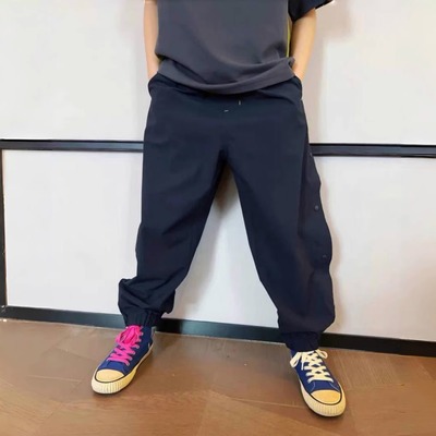 夏天弹力篮球裤休闲轻薄长裤男童