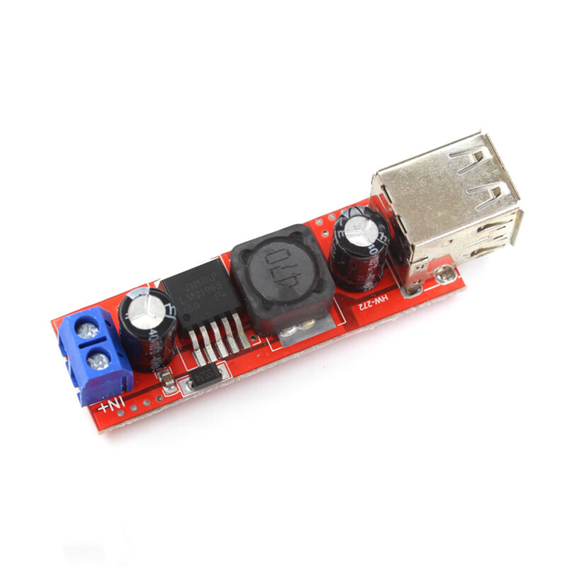 双USB输出9V/12V/24V/36V转5VDCDC车载充电3A降压稳压模块