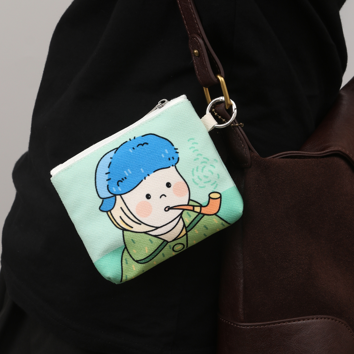 零钱包定制随身精致可爱创意布艺DIY拉链男女耳机多功能小迷你包