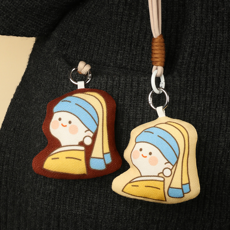 布艺挂件来图定制异型定做包包挂饰吱吱叫diy钥匙扣书包手机公仔