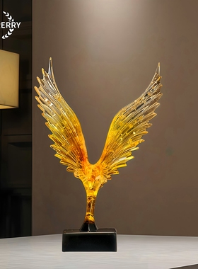 雄鹰展翅开业乔迁礼摆件