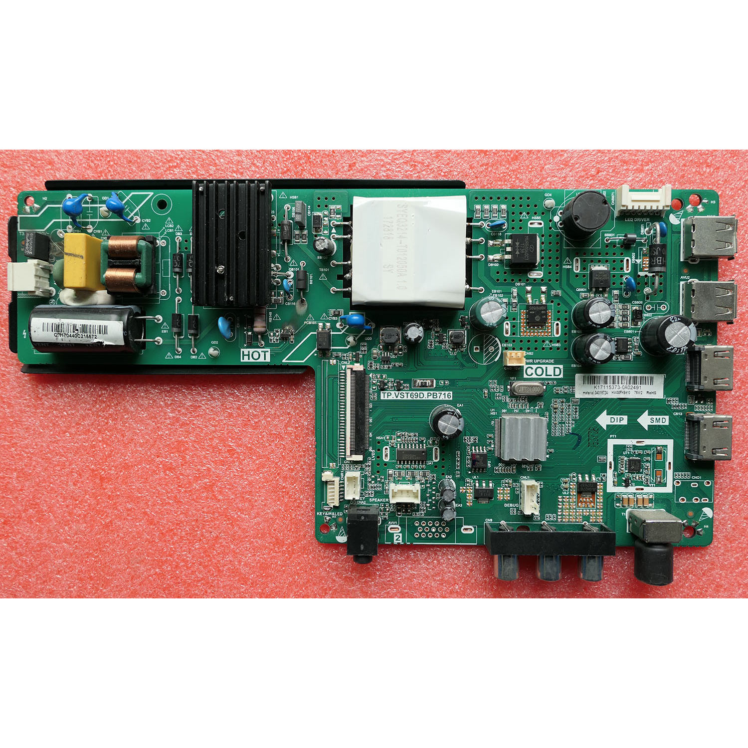 康佳43E330C主板TP.VST69D.PB716