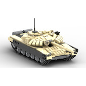 MOC积木军事系列 积木玩具儿童男 小颗粒拼装 72B3坦克模型