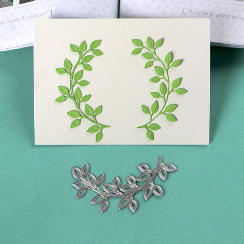切割模板DIY刀模cutting die滚花机纸艺机环形树叶DIY手工制作
