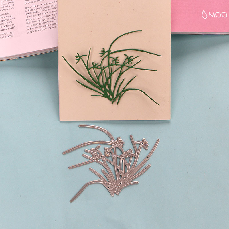 切割模板DIY刀模手工花样机机切割兰花兰草手工制作手帐