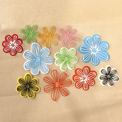 切割模板DIY刀模cutting die滚花机纸艺机带背景镂空花朵DIY手工