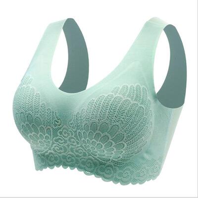 乳胶女内衣4.0一体式无痕可拆水滴杯运动聚拢无钢圈文胸夏季