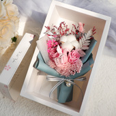 情人节永生花香薰小花束干花玫瑰花伴手礼礼盒送女友生日礼物创意