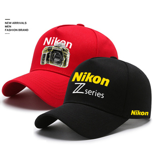 尼康相机nikon男女户外遮阳棒球帽鸭舌帽摄影摄像师影楼工作帽子