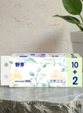 S1LD75A/D舒芽经典系列4层无芯卷纸900克12卷/提