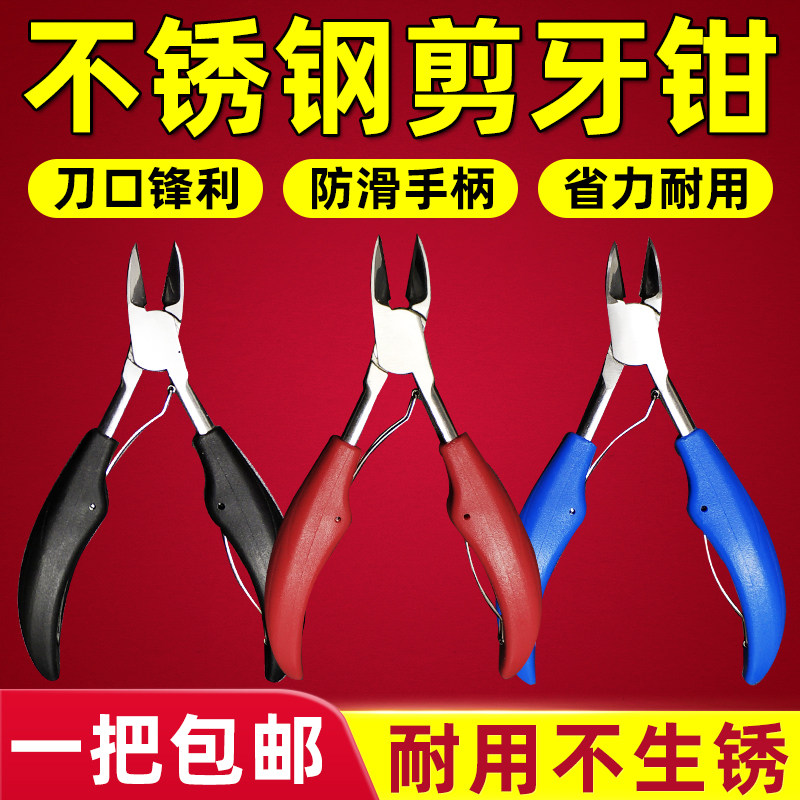 不锈钢猪用剪牙钳仔猪小猪崽猪兽用兔子剪牙器兔牙剪剪猪牙钳子