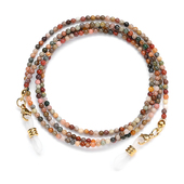 天然阿拉善玛瑙眼镜链女挂脖复古时尚 墨镜防丢眼镜链项链毛衣链