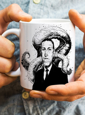 洛夫克拉夫特马克杯爱手艺大人克苏鲁的呼唤咖啡水杯子办公室家用