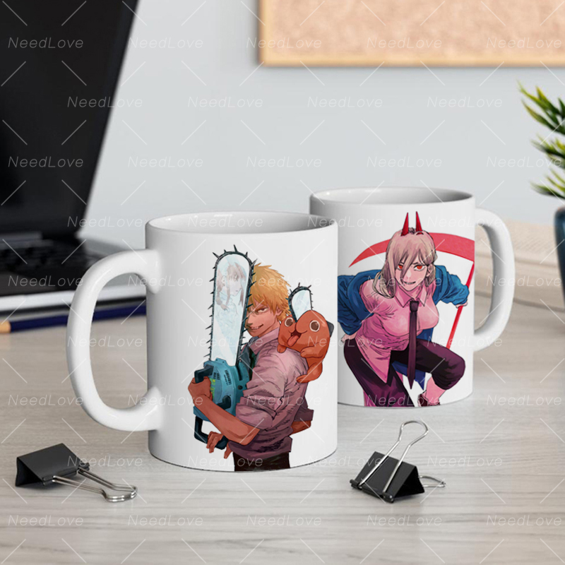 电锯人链锯人Chainsaw Man陶瓷咖啡马克杯电次帕瓦啵奇塔周边礼物