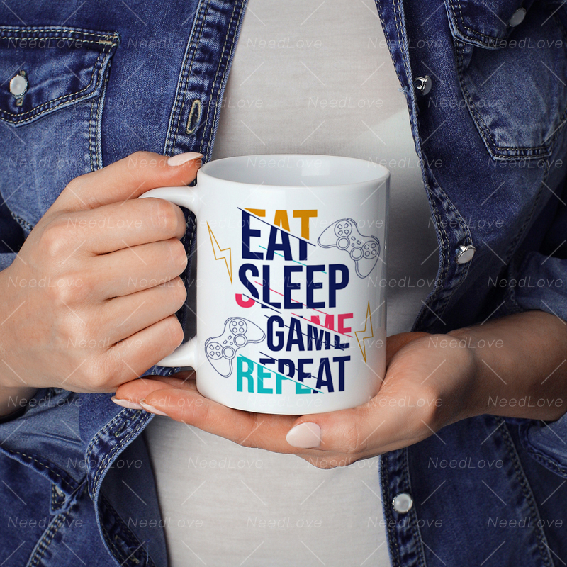 游戏玩家口号马克杯送男友老公