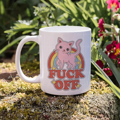 滚开可爱小猫马克杯办公室宿舍