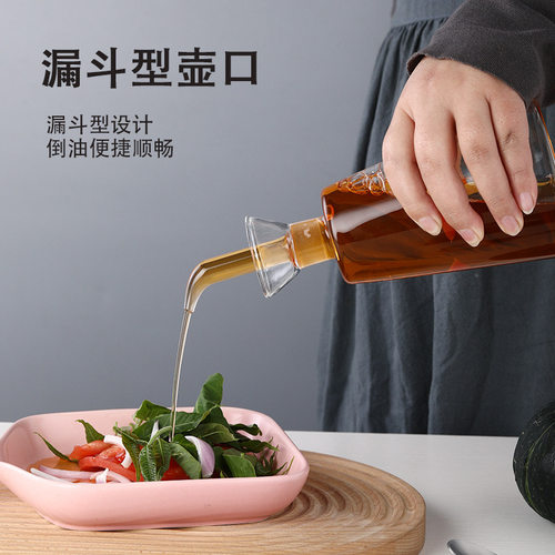 高硼硅透明玻璃油壶醋香