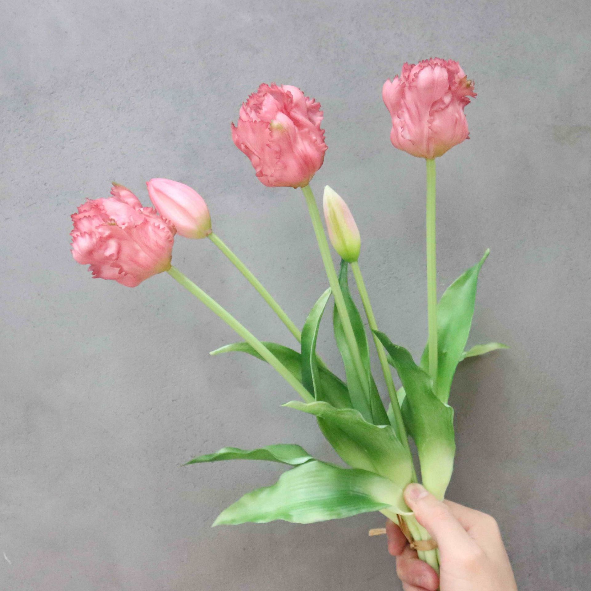 仿真软胶手感郁金香花束
