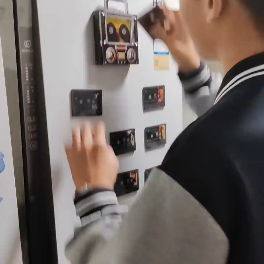 周杰伦NFC磁带造型音乐磁吸冰箱贴NFC感应自动播放歌曲亚克力摆件