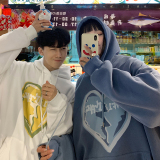 817-A2628ins连帽情侣装卫衣男生春秋款宽松韩版潮流外套P60X78，女装短外套，星座803
