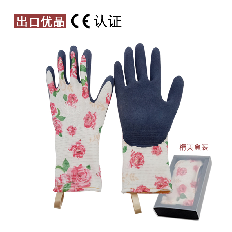 出口日本防滑防刺防割园艺手套耐磨防扎多功能透气劳保月季手套