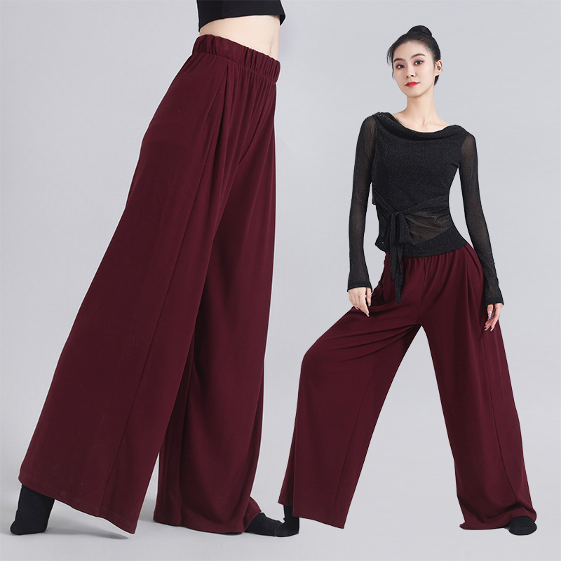 中国舞直筒形体训练阔腿裤