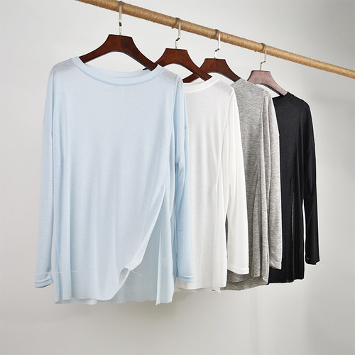 大码舞蹈服开叉罩衫现代舞练功服