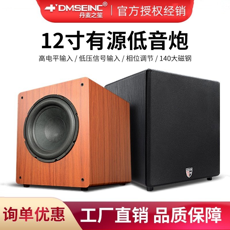 丹麦之笙V20 有源超重低音炮音箱客厅家庭影院12寸大功率重低音炮