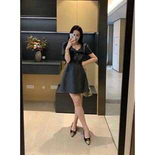 蝴蝶结西装 夏季 连衣裙收腰显瘦气质X625Q10088 西尔维娅 XINYI