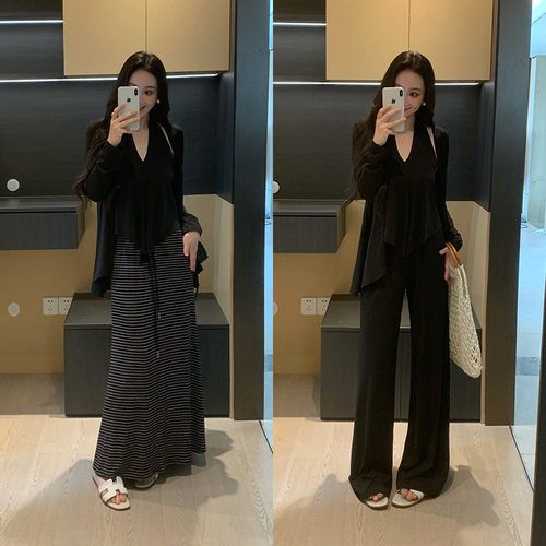 XINYI【懒人公式】夏季莫代尔针织显瘦套装X626A03606/X626G03500