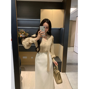 珠光肌理小衫 春季 女显瘦百搭上衣X625C14831 慵懒华尔兹 XINYI