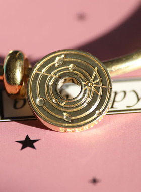 Joybeads金唱片旅行者号K金串珠宇宙项手链愿望的天空托贝斯适用