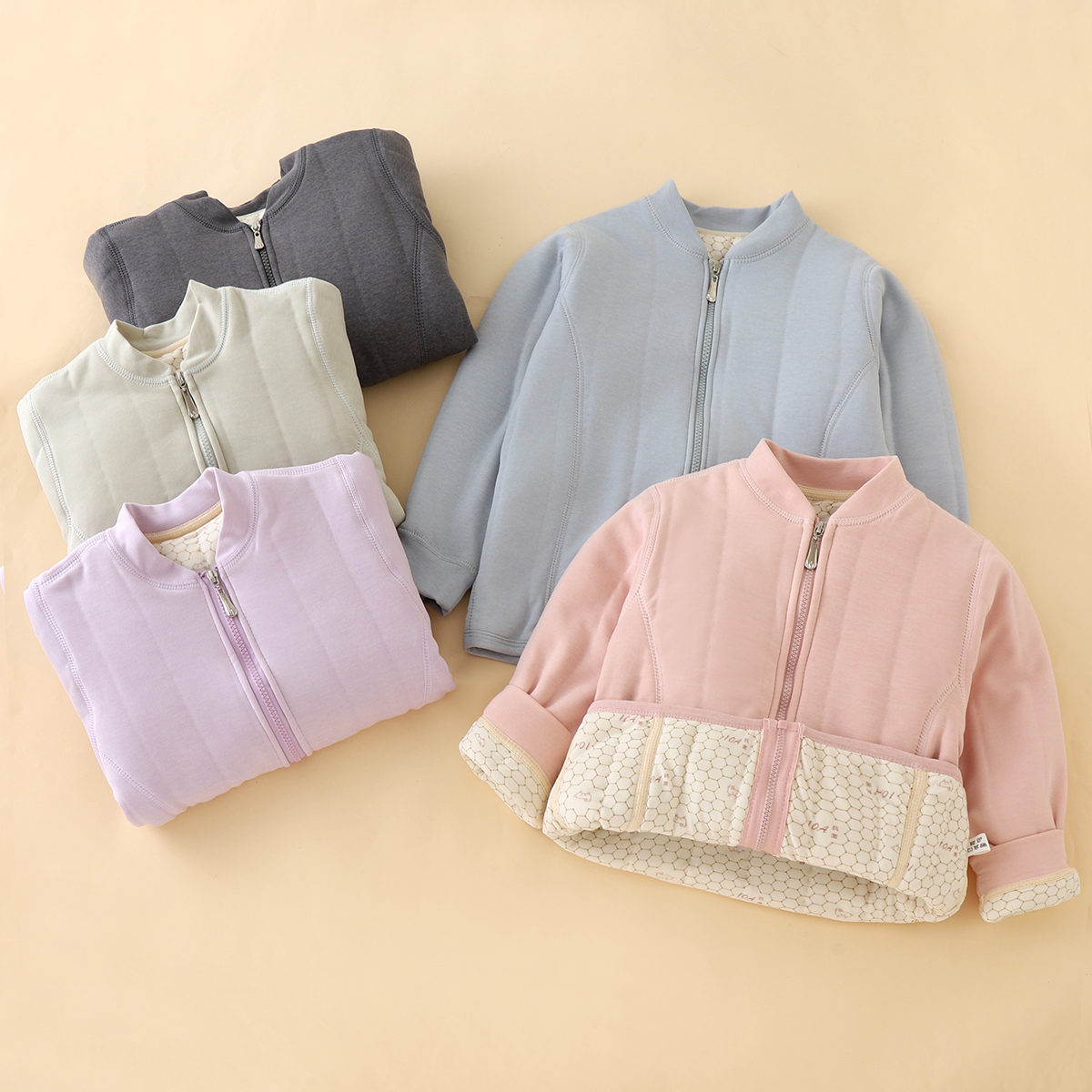 2025儿童秋冬新款羊毛温变校服神器上衣06619-男童