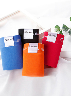 3条装女士纯棉内裤ins潮女学生三角平角修身运动透气幸运luck033