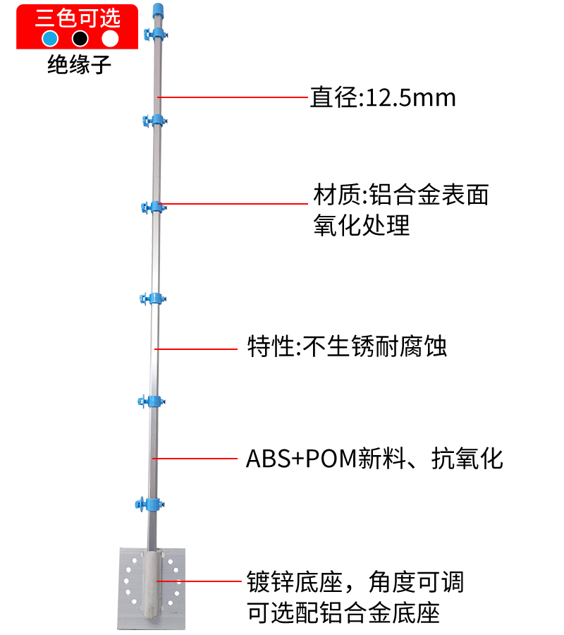 厂家直销电子围栏配件安威杰